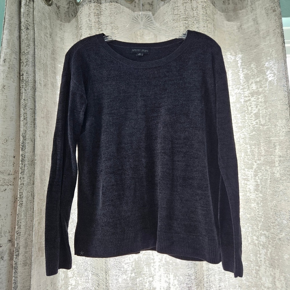 BAREFOOT DREAMS Crewneck Sweater Black Size XS